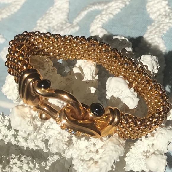 Gorgeous 18k gold plated, with embellished clamp - Picture 10 of 12